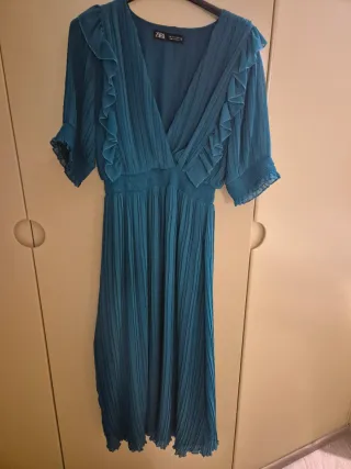 Vestito Zara verde smeraldo