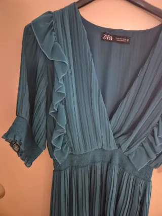 Vestito Zara verde smeraldo