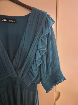 Vestito Zara verde smeraldo