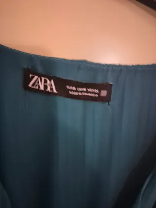 Vestito Zara verde smeraldo