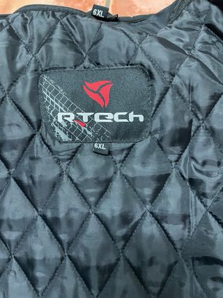 Chaqueta Moto Rtech Negra Roja