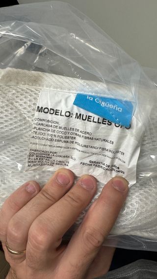 Colchón Cuna La Cigüeña Serie Oro