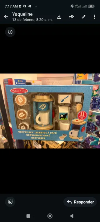 Melissa & Doug Coffee Set Juguete