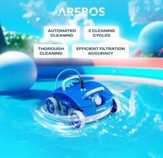 Robot Limpiafondos AREBOS Piscina Automático