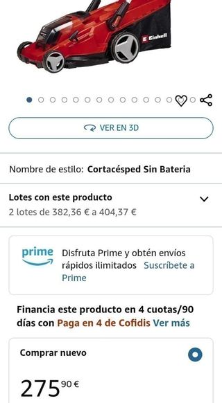 Einhell Cortacésped-CM 36/41 Li-Solo