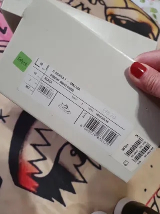 Zapatillas Geox Negras y Blancas