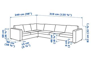Sofá modular tela beige/gris perla