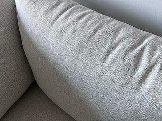 Sofá modular tela beige/gris perla