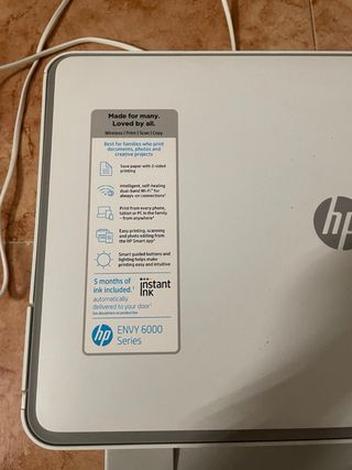 Impresora HP Envy 6000 Series