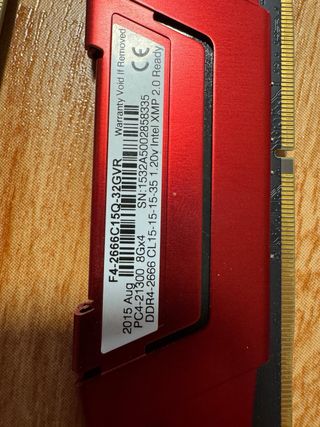 Módulo RAM G.Skill Ripjaws V DDR4 8GB 2666MHz