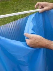Gre Lona piscina redonda Ø240x120 cm azul