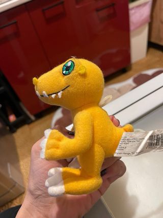 Peluche vintage Digimon Agumon 1999