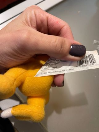 Peluche vintage Digimon Agumon 1999