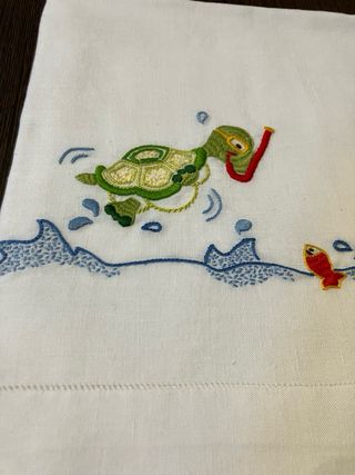 Juego sábanas capazo/moisés tortugas