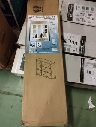 Estantería Kit Closet Kubox 9 huecos blanca