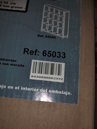 Estantería Kit Closet Kubox 9 huecos blanca