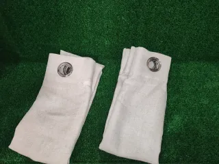 Cortinas blancas de tela