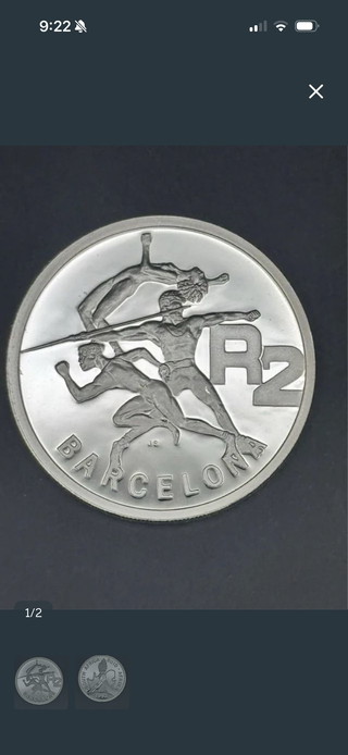 2 rand Sudáfrica 1992 Barcelona