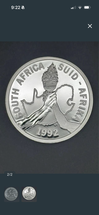 2 rand Sudáfrica 1992 Barcelona