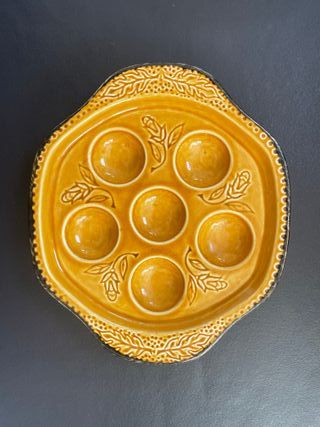 Set 5 piatti ceramica decorati fiori