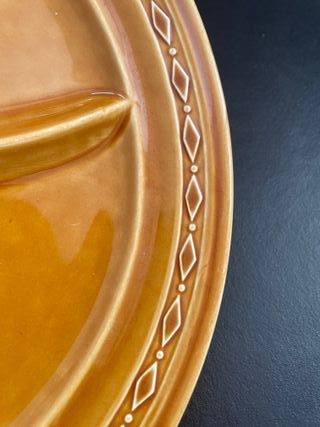 Set 5 piatti ceramica decorati fiori