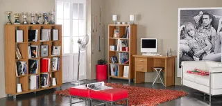 Estantería Kit Closet Kubox 9 huecos color maple