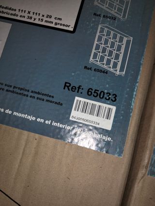 Estantería Kit Closet Kubox 9 huecos color maple