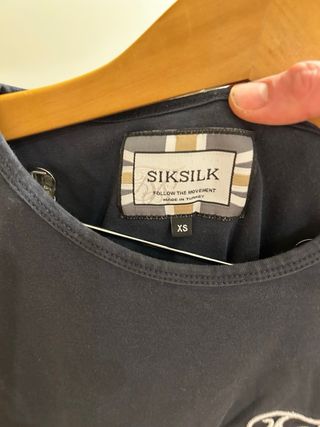 Camiseta SikSilk Azul Marino Talla XS
