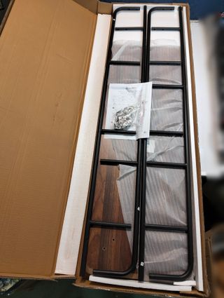 Estantería MDF y Metal 4 Niveles 110×40×140 cm