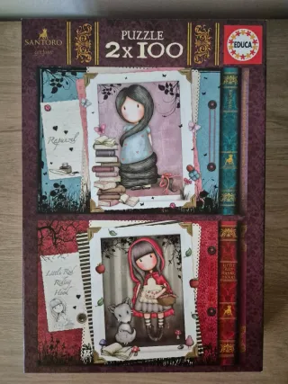 Lote 2 Puzzles Educa 2x100 Gorjuss