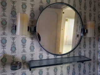 Arredo Bagno Vintage Vetro Metallo