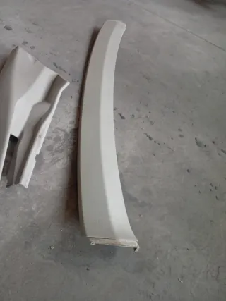 Plásticos slk zona trasera capota interior