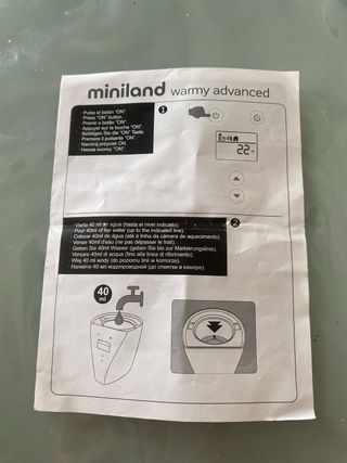 Esterilizador y calienta biberones Miniland