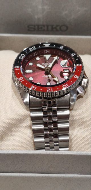 Seiko 5 Sports GMT Reloj Automático 2026 FULL SET.