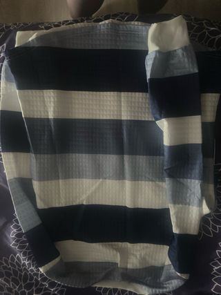 Jersey rayas azul y blanco Talla M