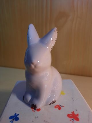 Coniglietto decorativo in ceramica