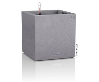 Maceta LECHUZA Canto Stone Low 30 Gris Piedra