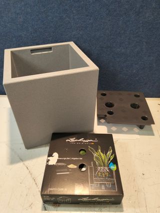 Maceta LECHUZA Canto Stone Low 30 Gris Piedra