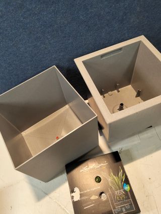 Maceta LECHUZA Canto Stone Low 30 Gris Piedra