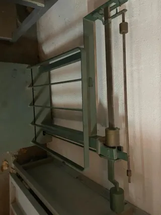 Báscula industrial verde