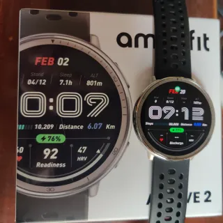 Smartwatch Amazfit Active 2 Nero/Argento