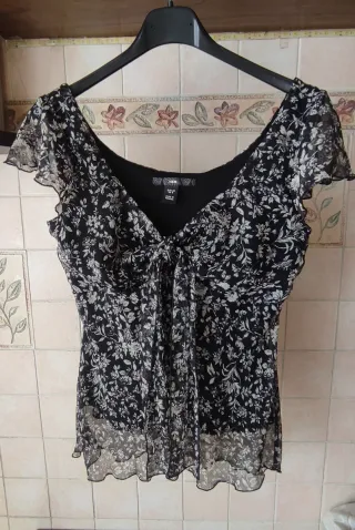 Bellissima camicia donna fantasia floreale