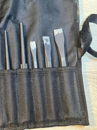 Juego de cinceles y punzón de acero Amazon Basics