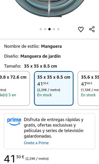 Gardena manguera classic 18m