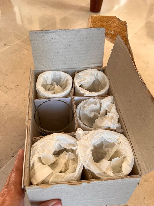 Vasos Altos Cristal Art Decle's