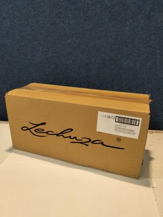 Maceta LECHUZA Cube Glossy Triple Rojo Brillante 13672