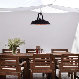 Calefactor Techo Kekai Infrarrojos 1500W 42,5x42,5x12 cm KT0151