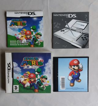 CAJA y MANUAL SUPER MARIO DS
