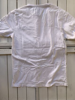 Tshirt Uomo Zara Tg. S Bianco Cotone Manica Corta