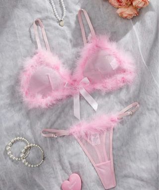 Conjunto Lencería Sexy Rosa Talla M